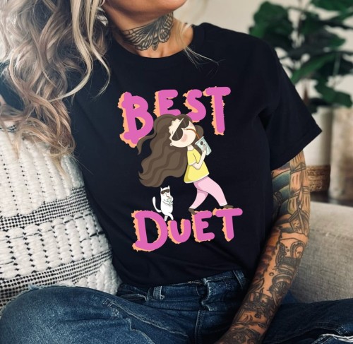 koszulka dla kociarty best duet.jpg
