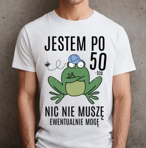 Męska koszulka na 50 urodziny