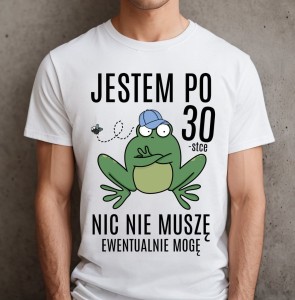 Męska koszulka na 30 urodziny 