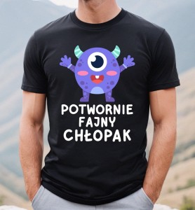 KOSZULKA POTWORNIE FAJNY CHŁOPAK N.JPG