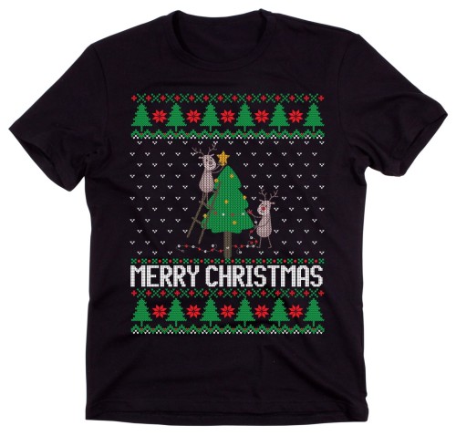 męska koszulka ze świątecznym motywem merry christmas.jpg