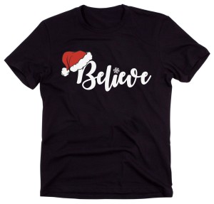 męska koszulka na święta - wierz w świętego mikołaja.jpg