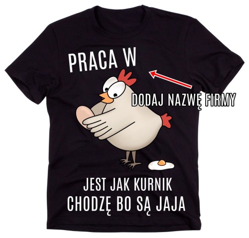 KOSZULKI DLA KOLEGÓW Z FIRMY