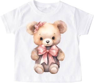 koszulka dla dziewczynki z misiek wzór misiek2