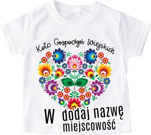 dziecięca koszulka dla koła gospodyń wiejskich 