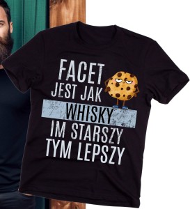 KOSZULKA DLA MĘŻA DLA CHŁOPAKA - FACET EJST JAK 