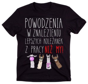 koszulka na pożeganie kolegi odchodzącego z pracy od koleżanek 