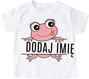 Koszulka dla dziewczynki z imieniem