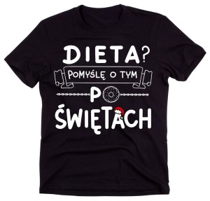 MĘSKA KOSZULKA DIETA POMYŚLĘ O TYM PO ŚWIĘTACH BB.jpg