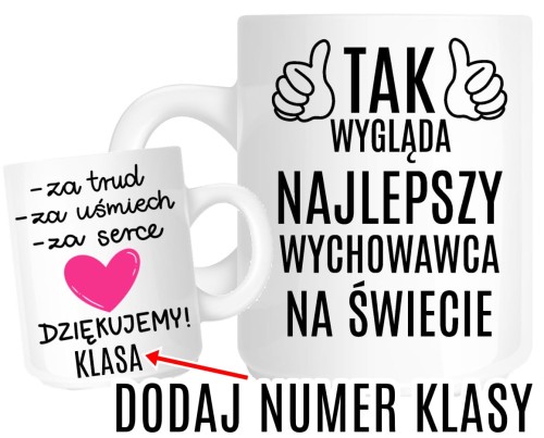 KUBEK DLA WYCHOWAWCY NA DZIEŃ NAUCZYCIELA
