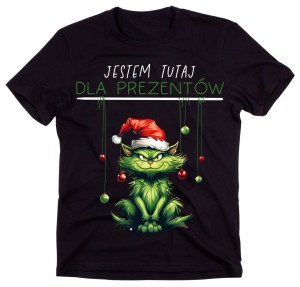 koszulka na święta - jestem tutaj dla prezentów.jpg