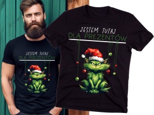 koszulka na święta - jestem tutaj dla prezentów n.jpg