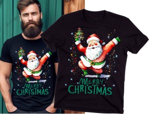 MĘSKA KOSZULKA Z MIKOŁAJEM  merry1.jpg
