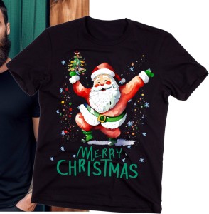 MĘSKA KOSZULKA Z MIKOŁAJEM  merry1 b.jpg