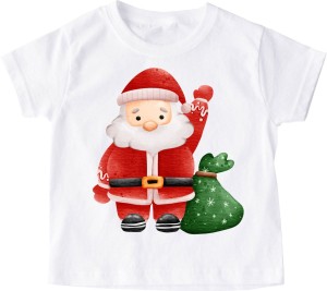 Koszulka z Mikołajem dla dziecka santa12