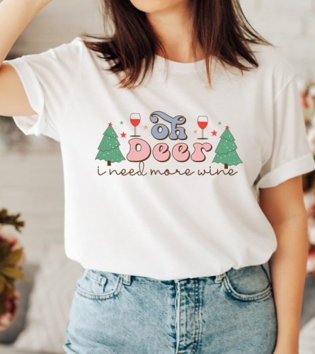 fajna damska koszulka na święta ho ho ho b.jpg