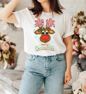 fajna damska koszulka na święta ho ho ho b.jpg