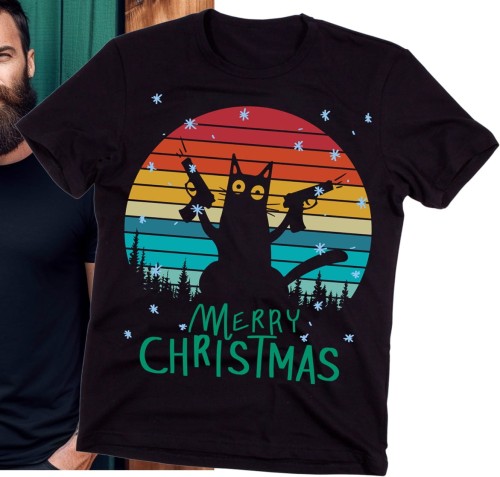 śmieszna męska koszulka na święta c b.jpg