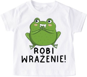 Koszulka dla dziecka z żabą 