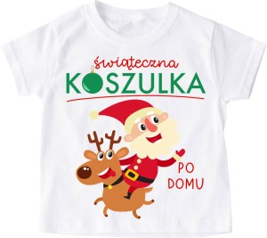 Koszulka dla dziecka świąteczna mikolajki32
