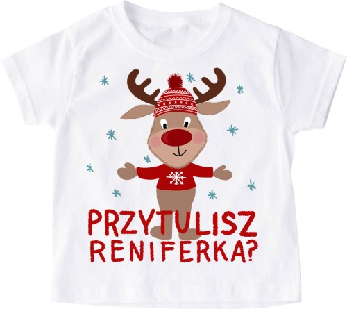 KOSZULKA DLA DZIECKA z reniferem.jpg