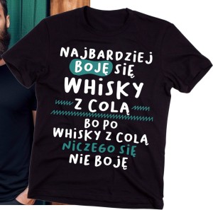 męska koszulka na prezent najbardziej boję się b.jpg