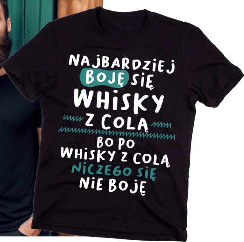 męska koszulka na prezent najbardziej boję się b.jpg
