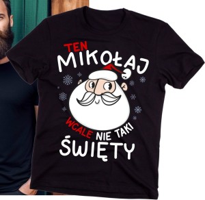 męska koszulka z życzeniami na święta wesołych świąt   bb.jpg