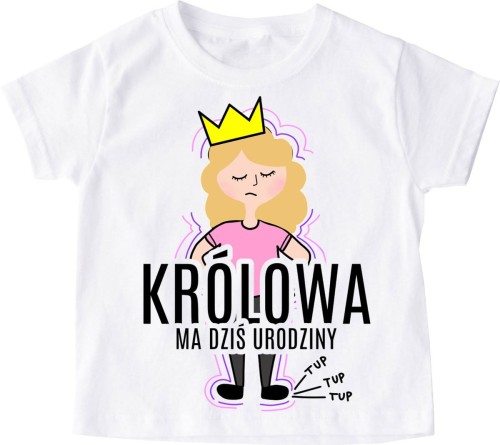Koszulka na urodziny dla dziewczynki - blondynka