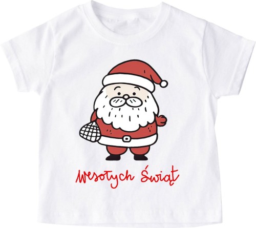 Koszulka świąteczna dla dziecka santa93