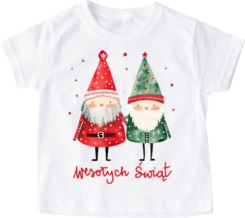 Świąteczna dziecięca koszulka santa102