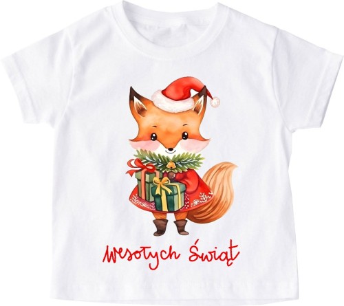 Świąteczna dziecięca koszulka santa122