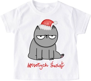 Świąteczna dziecięca koszulka santa131