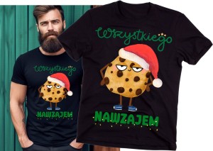 śmieszna męska koszulka na święta c.jpg