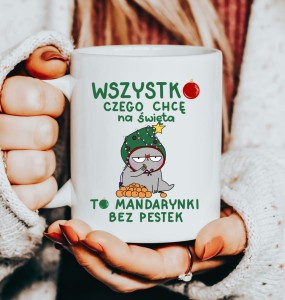 Śmieszny kubek na święta
