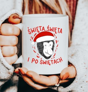 Śmieszny kubek na święta 