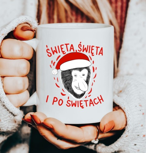 Śmieszny kubek na święta