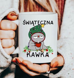Śmieszny kubek na mikołajki 