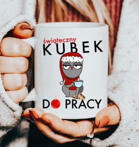 Śmieszny kubek na mikołajki