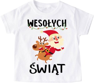 Koszulka na mikołajki dla dziecka mug7