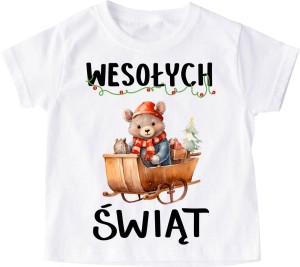 Koszulka na mikołajki dla dziecka mug18