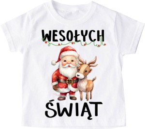 Koszulka na mikołajki dla dziecka mug25