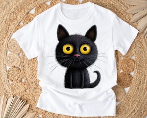 męska koszulka z czarnym kotem b.jpg