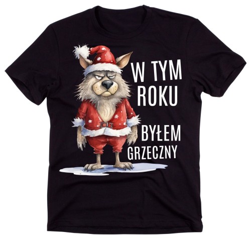 MĘSKA KOSZULKA NA PREZENT W TYM ROKU BYŁEM GRZECZNY.jpg
