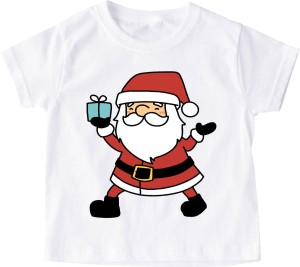 Koszulka z mikołajem dla dziecka funnysanta3