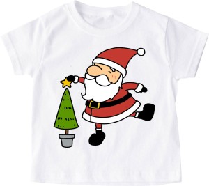 Koszulka z mikołajem dla dziecka funnysanta4
