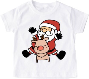 Koszulka z mikołajem dla dziecka funnysanta5