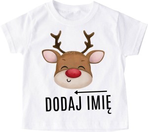Koszulka z imieniem na mikołajki dla dziecka