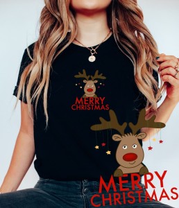 ŚWIĄTECZNA DAMSKA KOSZULKA MERRY CHRISTAMS B.JPG
