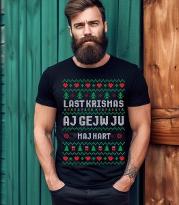 ŚWIĄTECZNA ŚMIESZKA KOSZULKA NA PREZENT B NBB.jpg